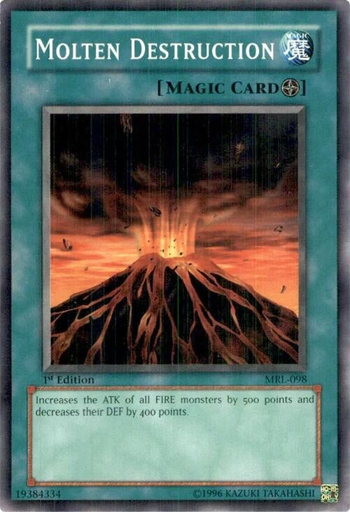 Image for Molten Destruction (MRL-098) (Magic Ruler) - YuGiOh