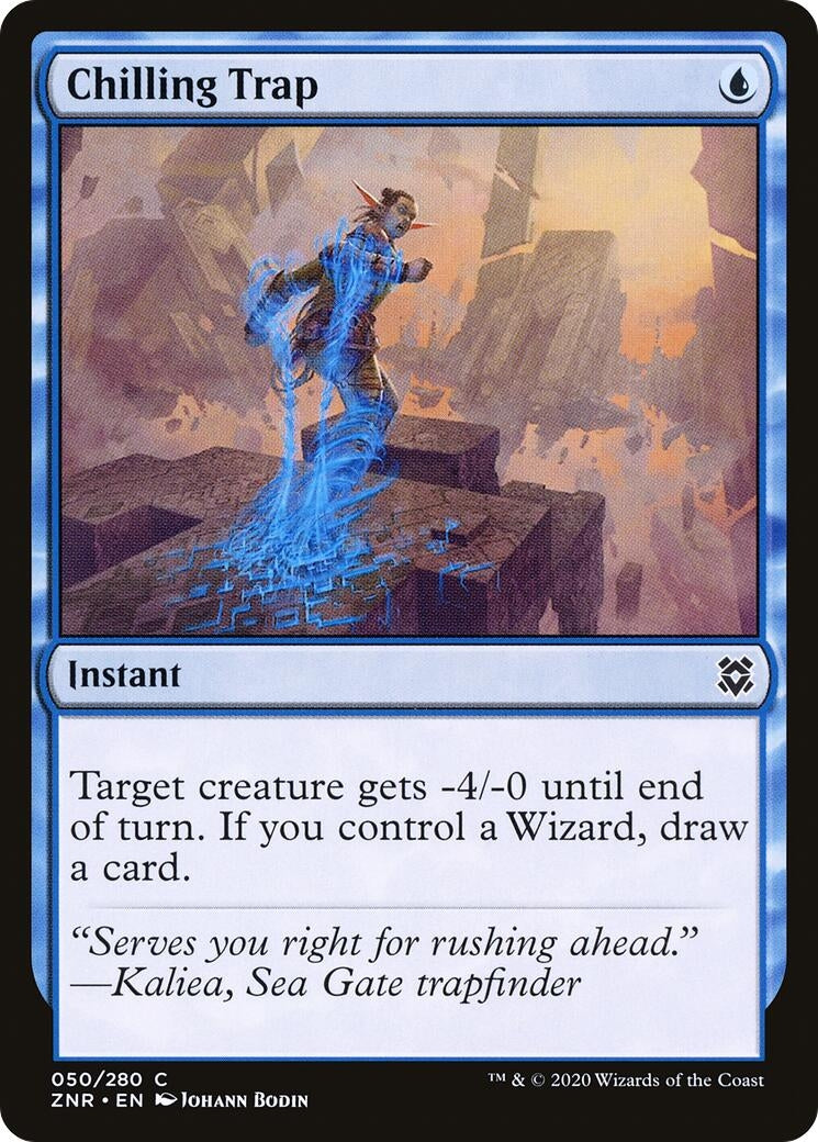 Image for Chilling Trap (50) (Zendikar Rising) - Magic: The Gathering