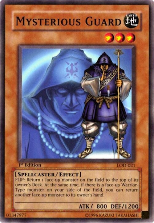 Image for Mysterious Guard (LOD-021) (Legacy of Darkness) - YuGiOh