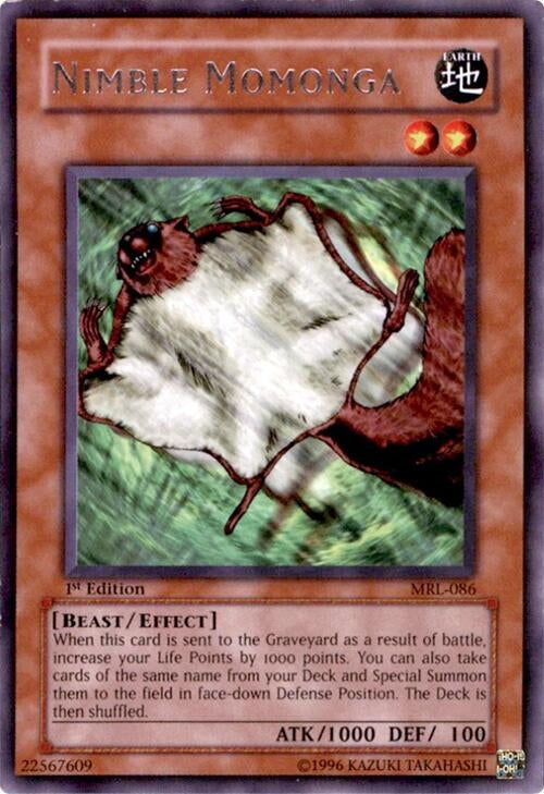 Image for Nimble Momonga (MRL-086) (Magic Ruler) - YuGiOh