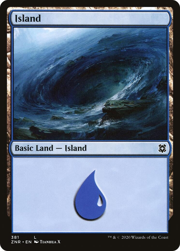 Island (381) (Zendikar Rising)