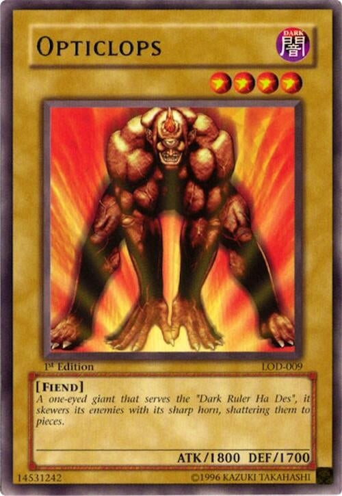 Image for Opticlops (LOD-009) (Legacy of Darkness) - YuGiOh
