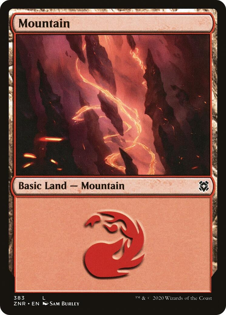 Image for Mountain (383) (Zendikar Rising) - Magic: The Gathering