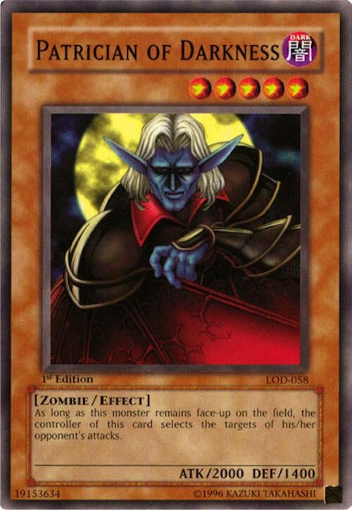 Image for Patrician of Darkness (LOD-058) (Legacy of Darkness) - YuGiOh