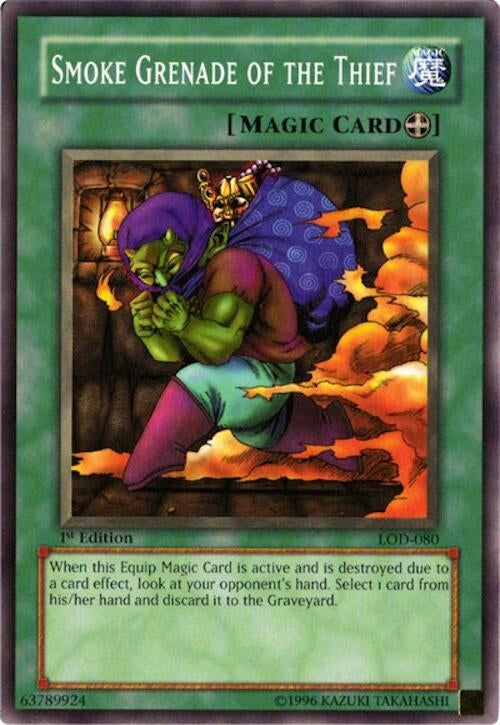 Image for Smoke Grenade of the Thief (LOD-080) (Legacy of Darkness) - YuGiOh
