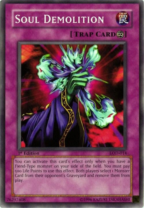Image for Soul Demolition (LOD-014) (Legacy of Darkness) - YuGiOh