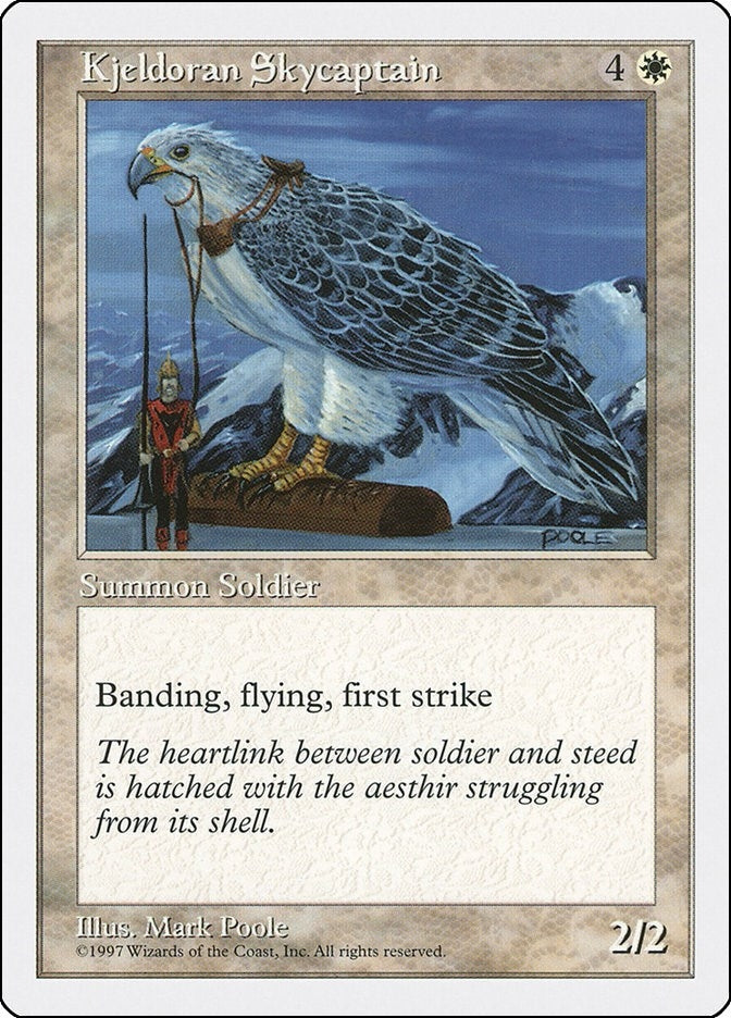 Image for Kjeldoran Skycaptain (Fifth Edition) - Magic: The Gathering