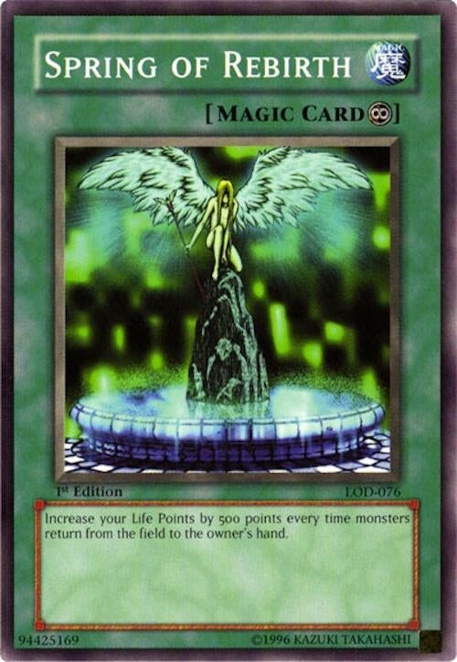 Image for Spring of Rebirth (LOD-076) (Legacy of Darkness) - YuGiOh