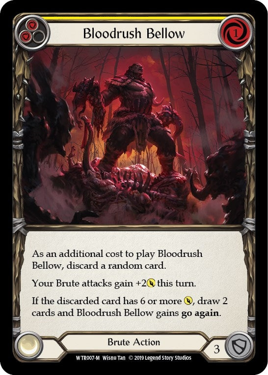 Image for Bloodrush Bellow (WTR007) (Welcome to Rathe) - Flesh and Blood TCG