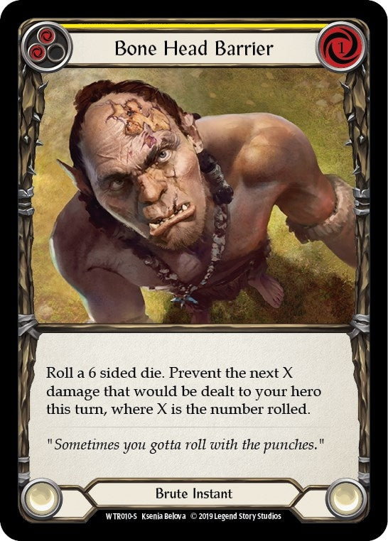 Image for Bone Head Barrier (WTR010) (Welcome to Rathe) - Flesh and Blood TCG
