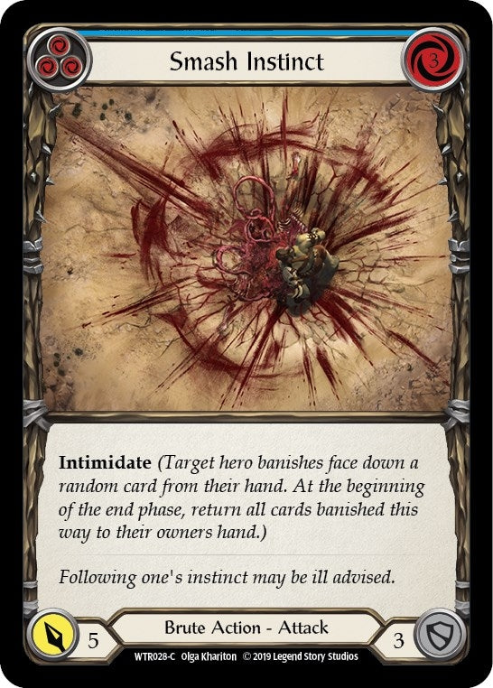 Image for Smash Instinct (Blue) (WTR028) (Welcome to Rathe) - Flesh and Blood TCG