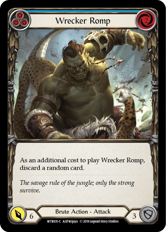 Image for Wrecker Romp (Blue) (WTR031) (Welcome to Rathe) - Flesh and Blood TCG