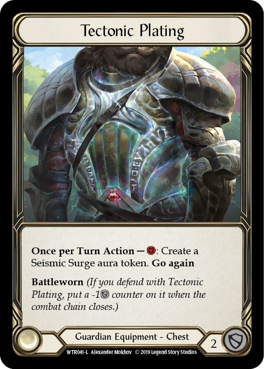 Image for Tectonic Plating (WTR041) (Welcome to Rathe) - Flesh and Blood TCG