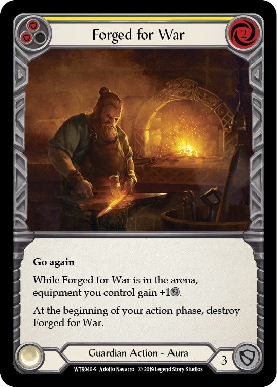 Image for Forged for War (WTR046) (Welcome to Rathe) - Flesh and Blood TCG