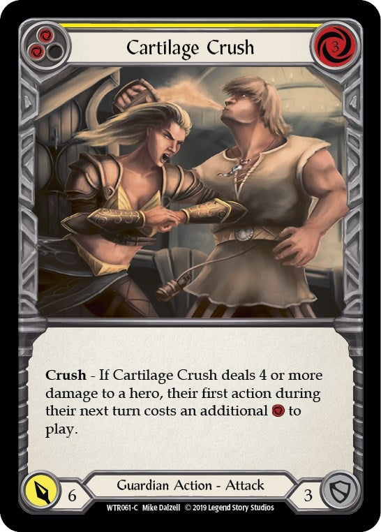 Image for Cartilage Crush (Yellow) (WTR061) (Welcome to Rathe) - Flesh and Blood TCG