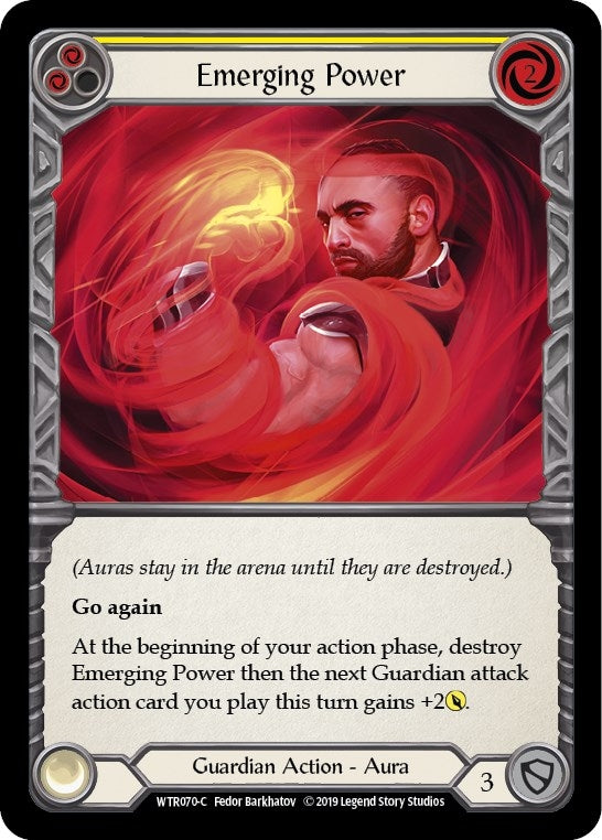 Image for Emerging Power (Yellow) (WTR070) (Welcome to Rathe) - Flesh and Blood TCG