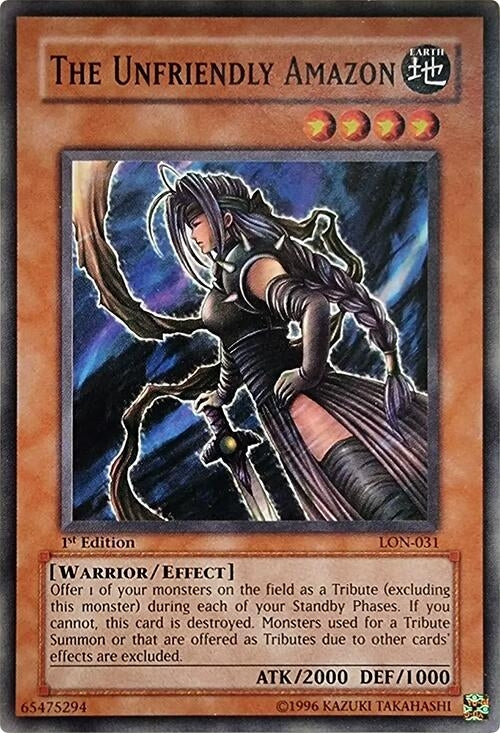 Image for The Unfriendly Amazon (LON-031) (Labyrinth of Nightmare) (LON) - YuGiOh