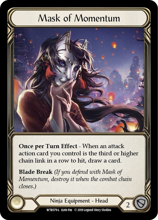 Image for Mask of Momentum (WTR079) (Welcome to Rathe) - Flesh and Blood TCG