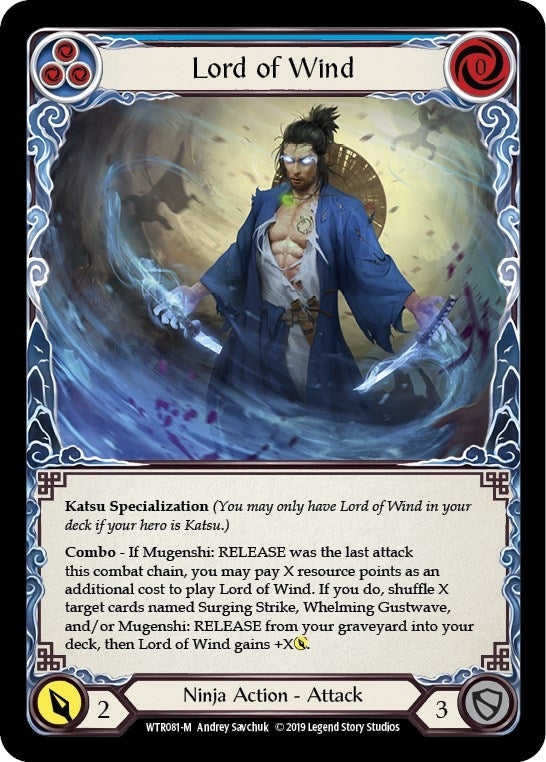 Image for Lord of Wind (WTR081) (Welcome to Rathe) - Flesh and Blood TCG