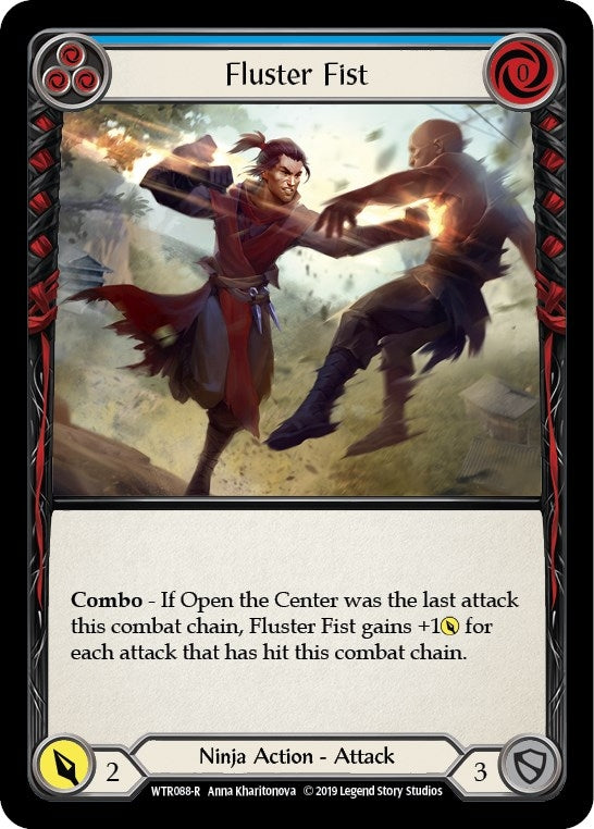 Image for Fluster Fist (Blue) (WTR088) (Welcome to Rathe) - Flesh and Blood TCG