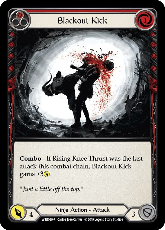 Image for Blackout Kick (Red) (WTR089) (Welcome to Rathe) - Flesh and Blood TCG