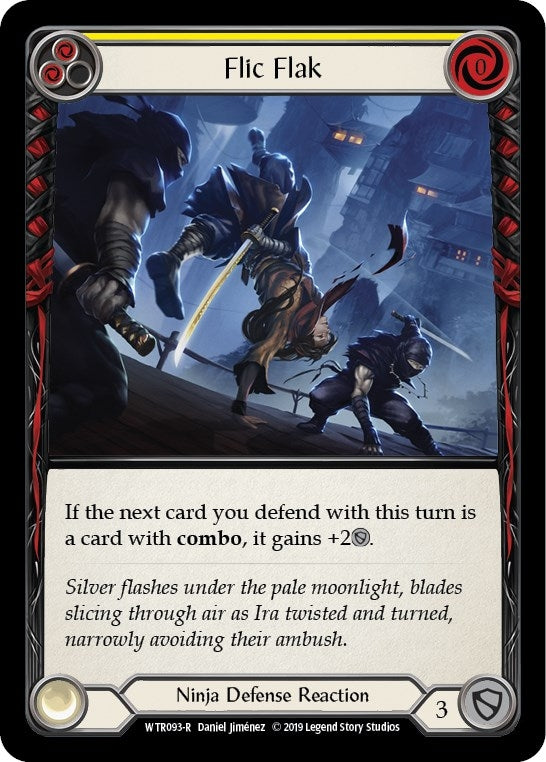 Image for Flic Flak (Yellow) (WTR093) (Welcome to Rathe) - Flesh and Blood TCG