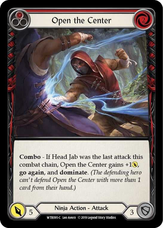 Image for Open the Center (Red) (WTR095) (Welcome to Rathe) - Flesh and Blood TCG