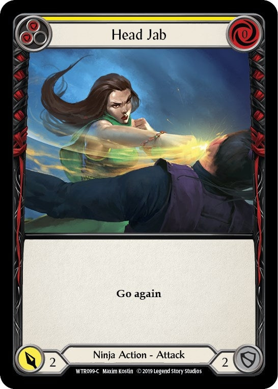 Image for Head Jab (Yellow) (WTR099) (Welcome to Rathe) - Flesh and Blood TCG