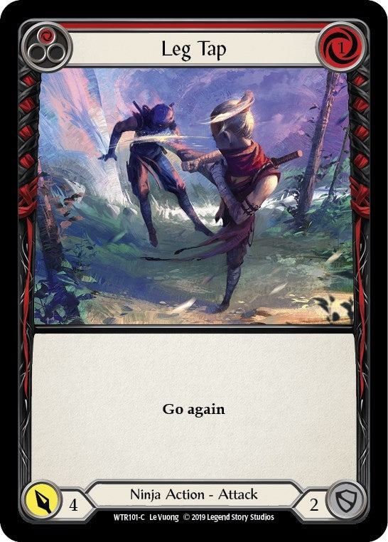 Image for Leg Tap (Red) (WTR101) (Welcome to Rathe) - Flesh and Blood TCG