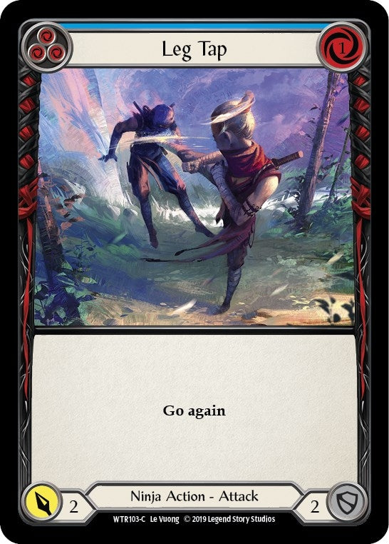 Image for Leg Tap (Blue) (WTR103) (Welcome to Rathe) - Flesh and Blood TCG