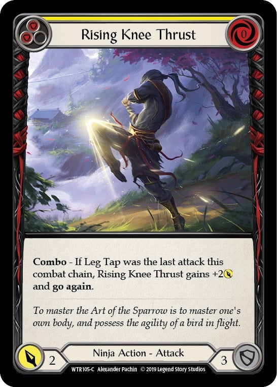 Rising Knee Thrust (Yellow) (WTR105) (Welcome to Rathe)