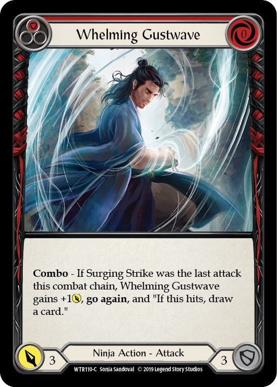 Image for Whelming Gustwave (Red) (WTR110) (Welcome to Rathe) - Flesh and Blood TCG