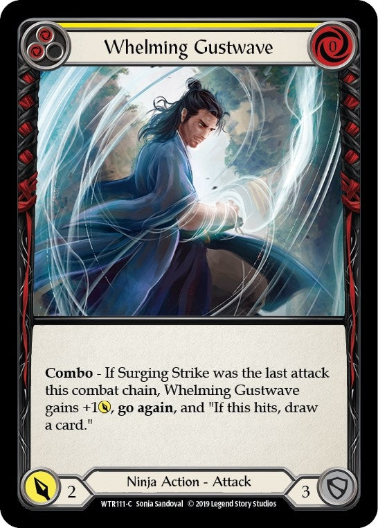 Image for Whelming Gustwave (Yellow) (WTR111) (Welcome to Rathe) - Flesh and Blood TCG