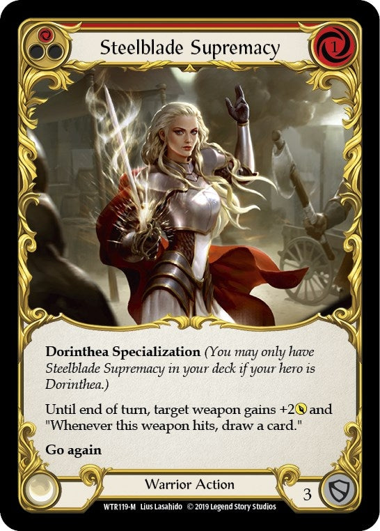 Image for Steelblade Supremacy (WTR119) (Welcome to Rathe) - Flesh and Blood TCG