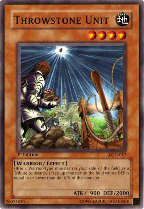 Image for Throwstone Unit (LOD-017) (Legacy of Darkness) - YuGiOh