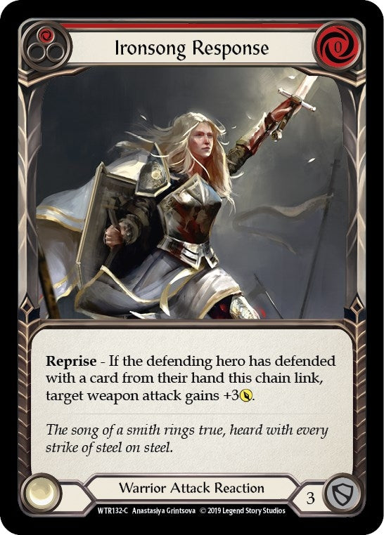 Image for Ironsong Response (Red) (WTR132) (Welcome to Rathe) - Flesh and Blood TCG