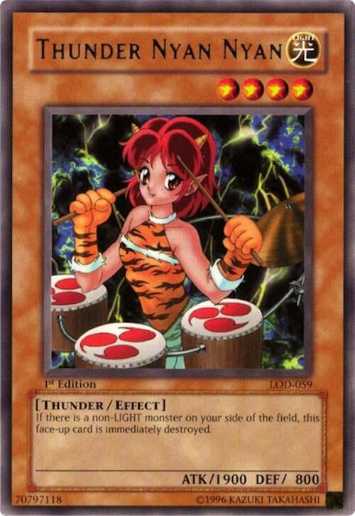 Image for Thunder Nyan Nyan (LOD-059) (Legacy of Darkness) - YuGiOh