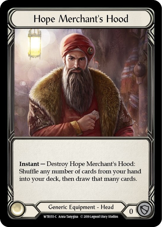 Image for Hope Merchant's Hood (WTR151) (Welcome to Rathe) - Flesh and Blood TCG