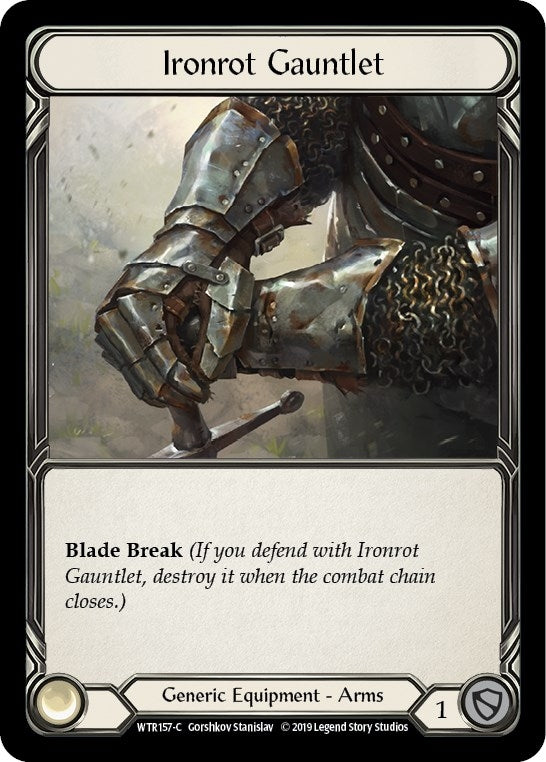 Image for Ironrot Gauntlet (WTR157) (Welcome to Rathe) - Flesh and Blood TCG