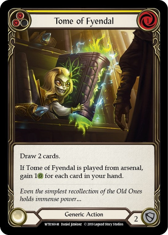 Image for Tome of Fyendal (WTR160) (Welcome to Rathe) - Flesh and Blood TCG