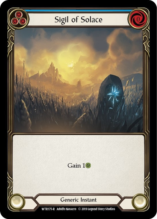 Image for Sigil of Solace (Blue) (WTR175) (Welcome to Rathe) - Flesh and Blood TCG