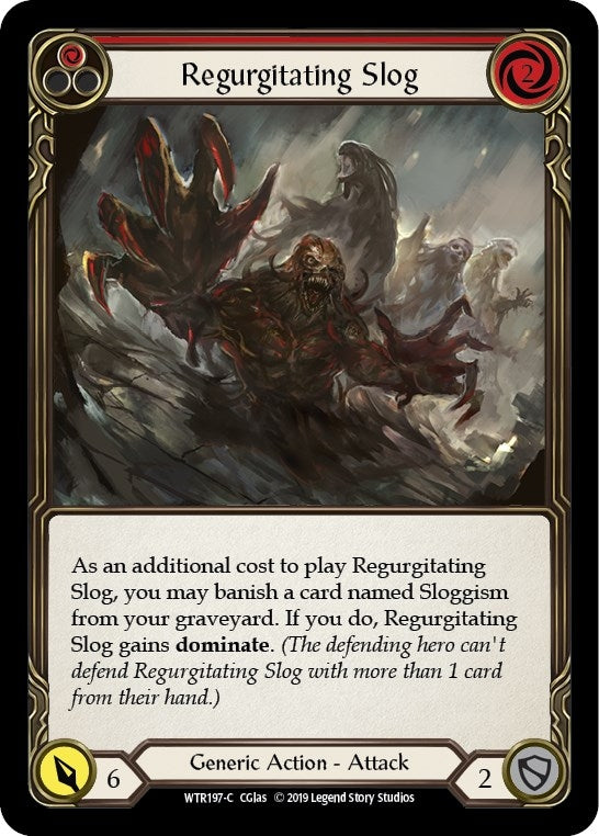 Image for Regurgitating Slog (Red) (WTR197) (Welcome to Rathe) - Flesh and Blood TCG