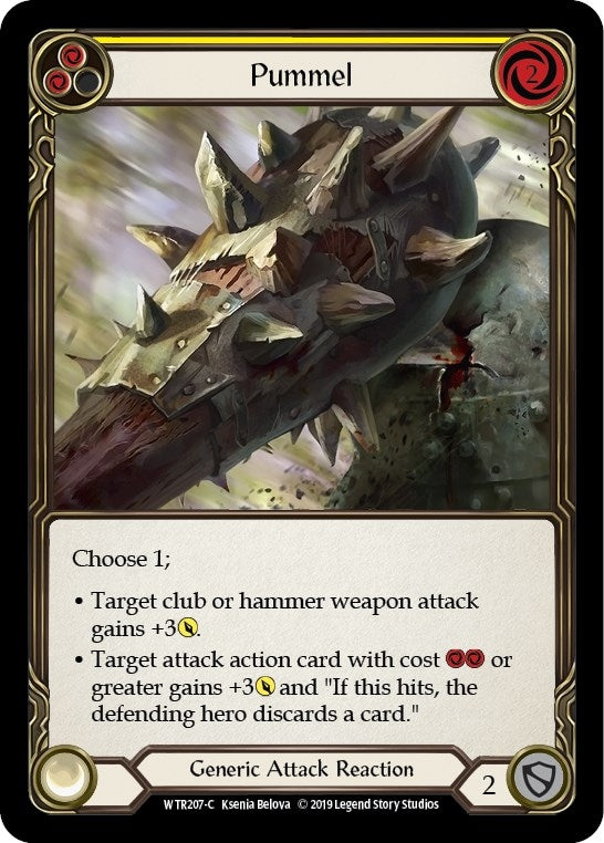 Image for Pummel (Yellow) (WTR207) (Welcome to Rathe) - Flesh and Blood TCG