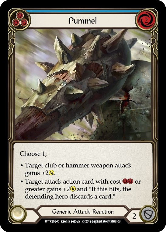 Image for Pummel (Blue) (WTR208) (Welcome to Rathe) - Flesh and Blood TCG