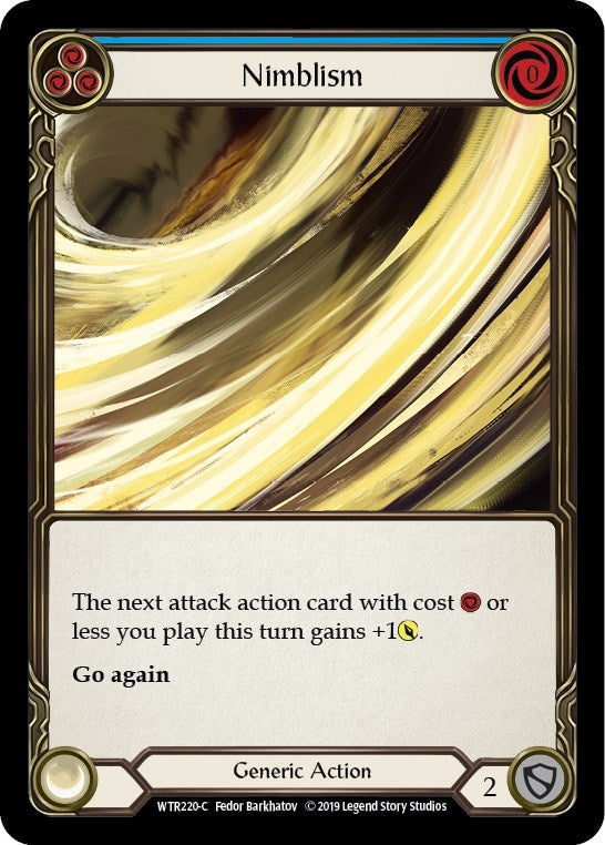 Image for Nimblism (Blue) (WTR220) (Welcome to Rathe) - Flesh and Blood TCG