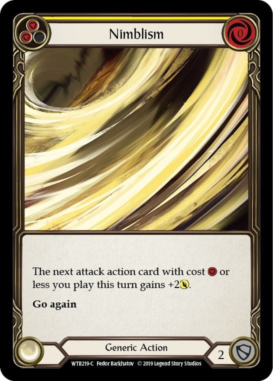 Image for Nimblism (Yellow) (WTR219) (Welcome to Rathe) - Flesh and Blood TCG
