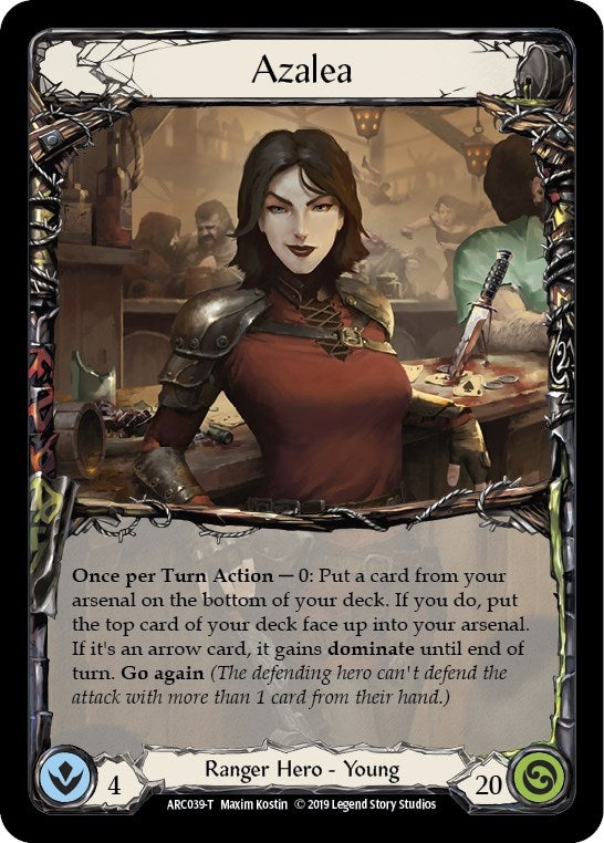 Image for Azalea // Death Dealer (ARC039 // ARC040) (Arcane Rising) - Flesh and Blood TCG