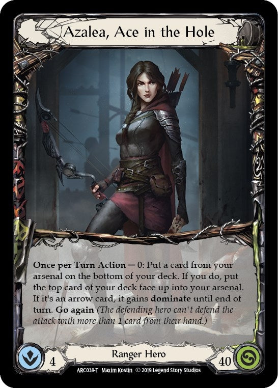 Image for Azalea, Ace in the Hole // Dash (ARC038 // ARC002) (Arcane Rising) - Flesh and Blood TCG
