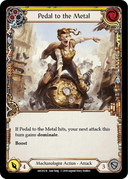 Pedal to the Metal (Yellow) (ARC012) (Arcane Rising)