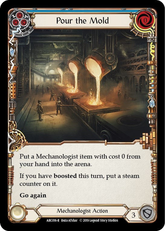 Image for Pour the Mold (Blue) (ARC016) (Arcane Rising) - Flesh and Blood TCG